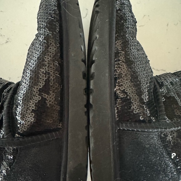UGG black Sequin Fur-Lined Boots - Picture 8 of 15
